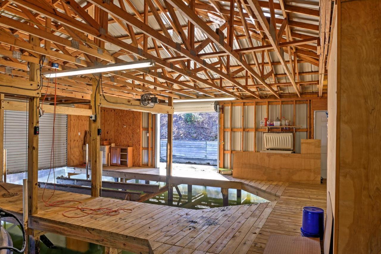 Paradise Cove Cabin With Boathouse And Dock กันเทอร์สวิลล์ ภายนอก รูปภาพ